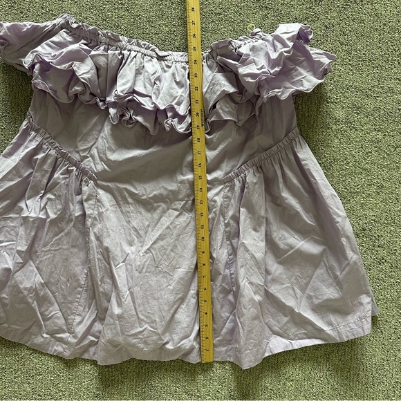 Free People Have A Thing For You Mini Dress Lavender Fields Purple Strappy Large - Picture 4 of 6